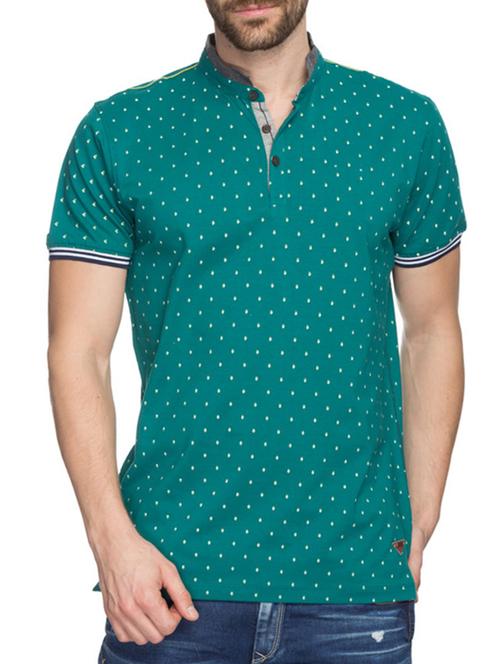 green cotton t-shirt - 10658933 - Very Small Image - 1