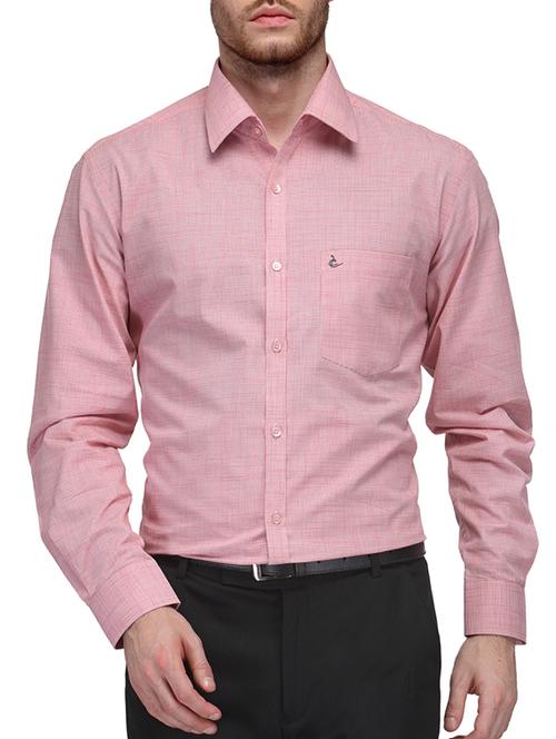pink cotton formal shirt - 10662978 - Very Small Image - 1