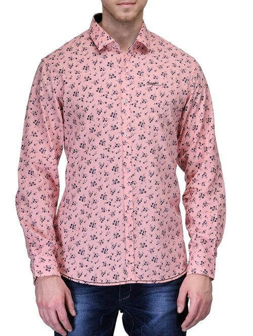 pink cotton casual shirt - 10663010 - Very Small Image - 1