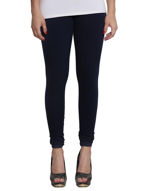 navy cotton leggings - 10668982 - Very Small Image - 1