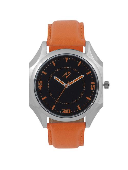 yepme flaro men's watch - orange/black - 10671773 - Very Small Image - 1