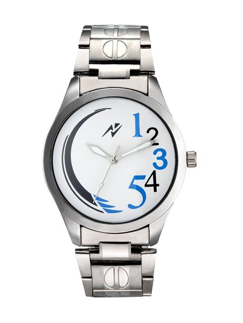 yepme men's chain watch - white/silver - 10672441 - Very Small Image - 1