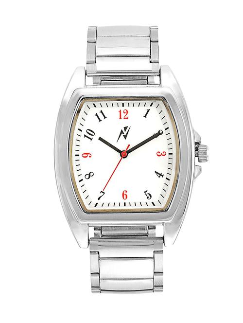 yepme men's chain watch - white/silver - 10672521 - Very Small Image - 1