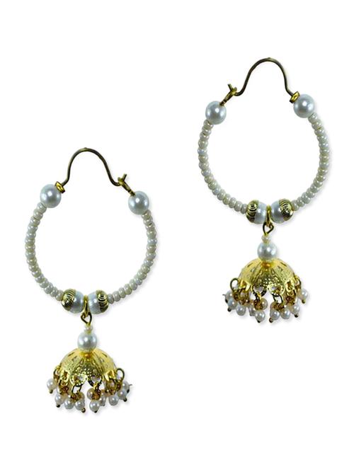 white metal alloy earring - 10679772 - Very Small Image - 1