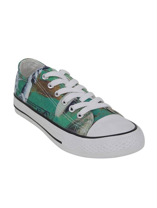 green canvas sneakers - 10680298 - Very Small Image - 1