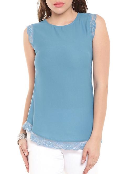 blue summer cool top - 10681708 - Very Small Image - 1
