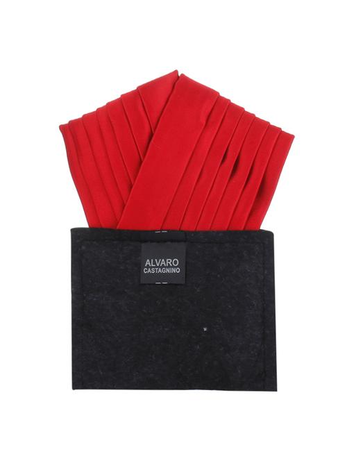 maroon polyester pocket square - 10682910 - Very Small Image - 1
