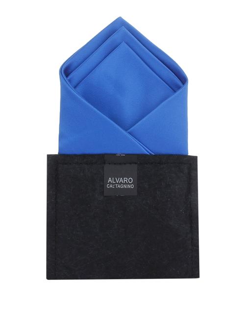 blue polyester pocket square - 10682923 - Very Small Image - 1