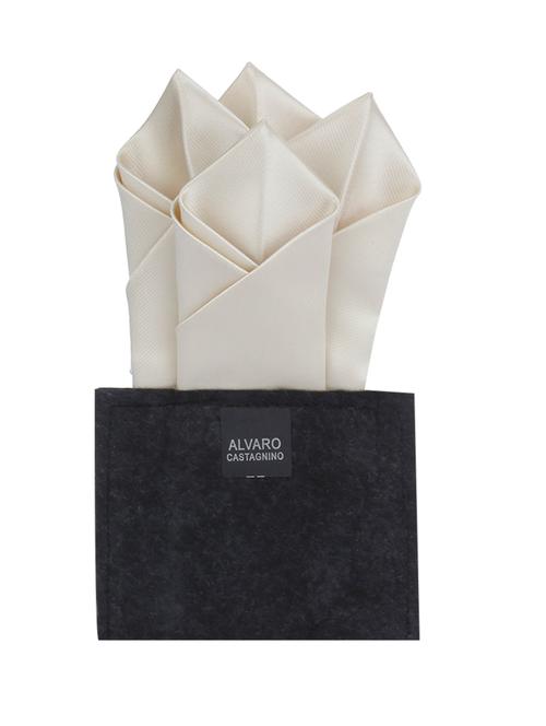 off white polyester pocket square - 10682934 - Very Small Image - 1