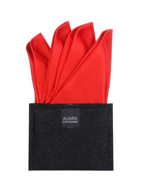 red polyester pocket square - 10682942 - Very Small Image - 1