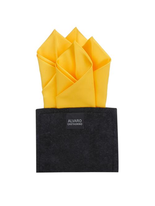 yellow polyester pocket square - 10682954 - Very Small Image - 1