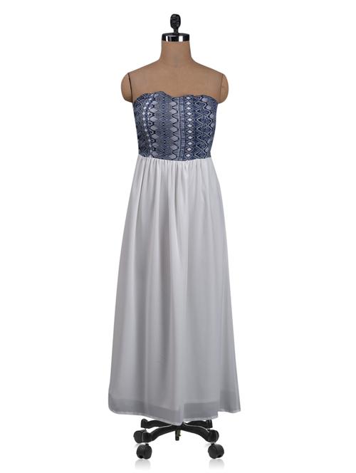 Printed Polygeorgette Dress - 1068473 - Very Small Image - 1