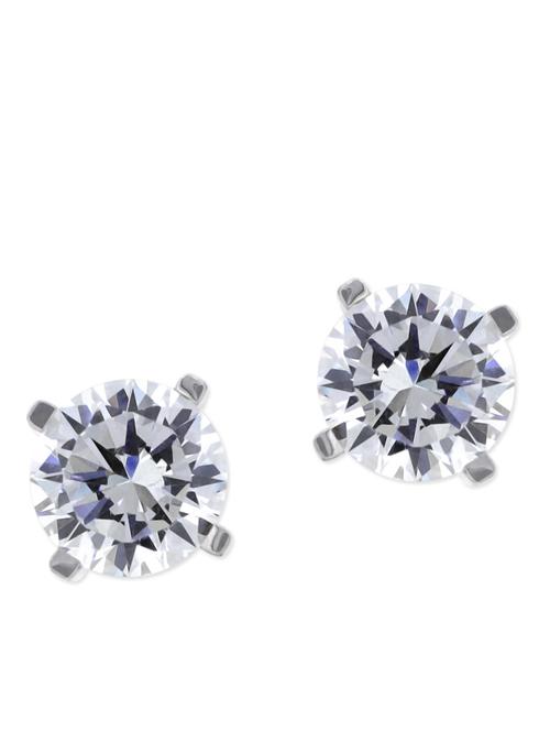 white silver studs earrings - 10686144 - Very Small Image - 1