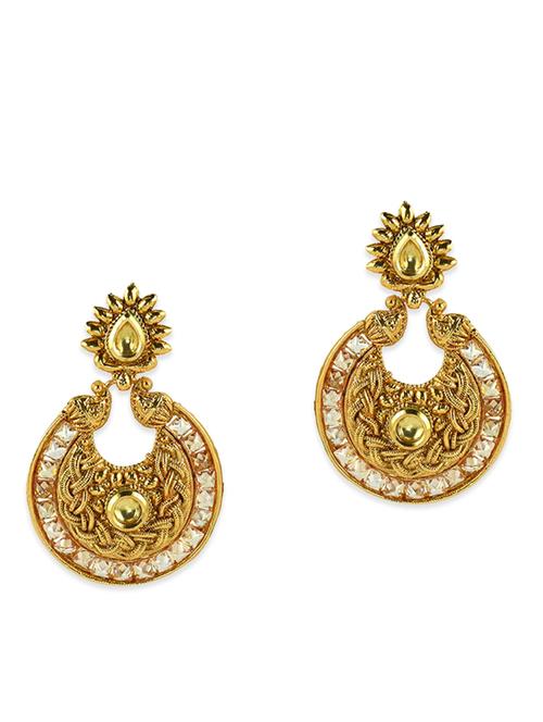 gold metal alloy earring - 10687173 - Very Small Image - 1