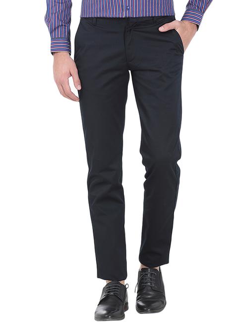 black cotton chinos - 10689447 - Very Small Image - 1