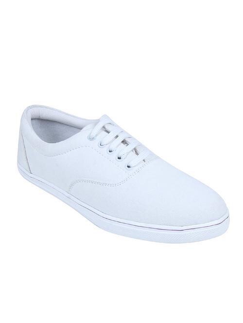 white canvas casual shoes - 10694778 - Very Small Image - 1