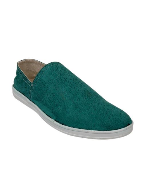 green leatherette slip on shoes - 10694881 - Very Small Image - 1