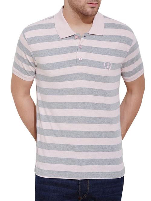 white, grey cotton blend tshirt - 10695919 - Very Small Image - 1