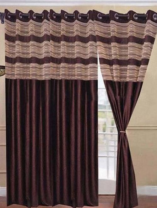k dã©cor set of 3 beautiful polyester windows curtains - 10697040 - Very Small Image - 1