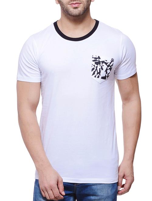 white cotton t-shirt - 10698116 - Very Small Image - 1