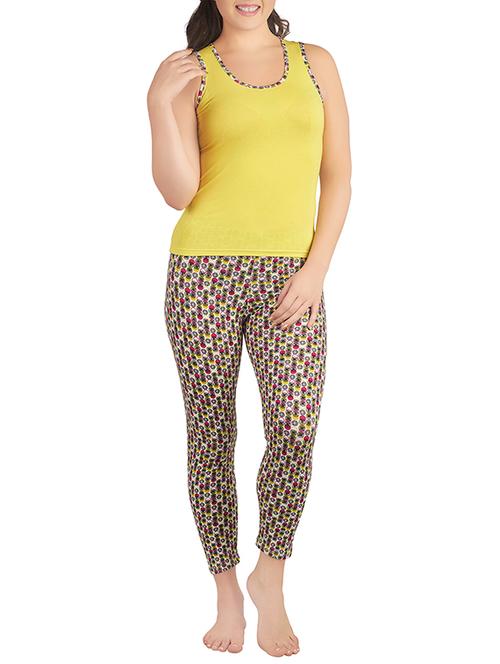 scoop neck tee with pajama set  - 10699135 - Very Small Image - 1