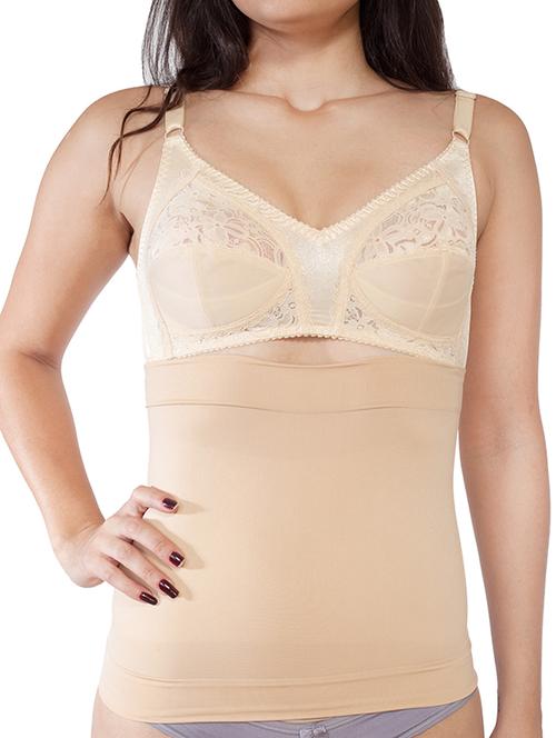 beige cotton shaper camisole - 10699203 - Very Small Image - 1