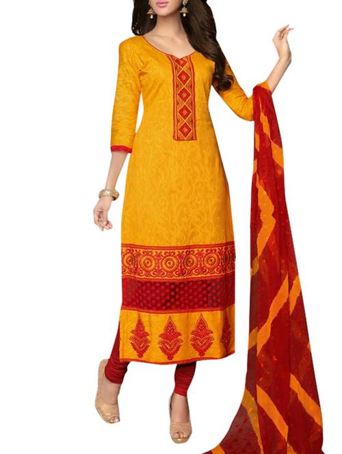 yellow na unstitched suit - 10701588 - Very Small Image - 1