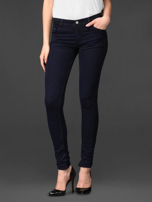 navy blue stretchable jeans - 1070489 - Very Small Image - 1