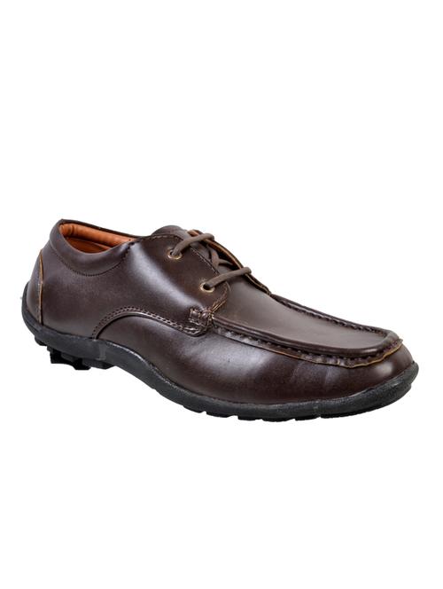 brown leatherette shoes - 10705461 - Very Small Image - 1