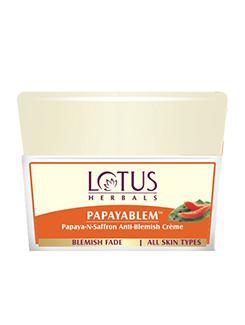 lotus herbals papayablemâ„¢ papaya-n-saffron anti-blemish crã¨me 250g - 10707055 - Very Small Image - 1