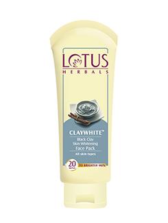 lotus herbals claywhite???  black clay skin whitening face pack 120g - 10707058 - Very Small Image - 1
