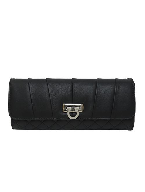 black leather clutch - 10707858 - Very Small Image - 1