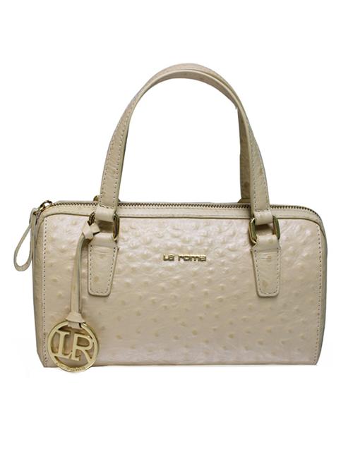 beige leather handbag - 10707970 - Very Small Image - 1