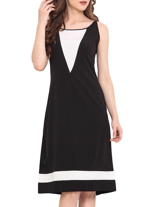 black polyester dress - 10709867 - Very Small Image - 1