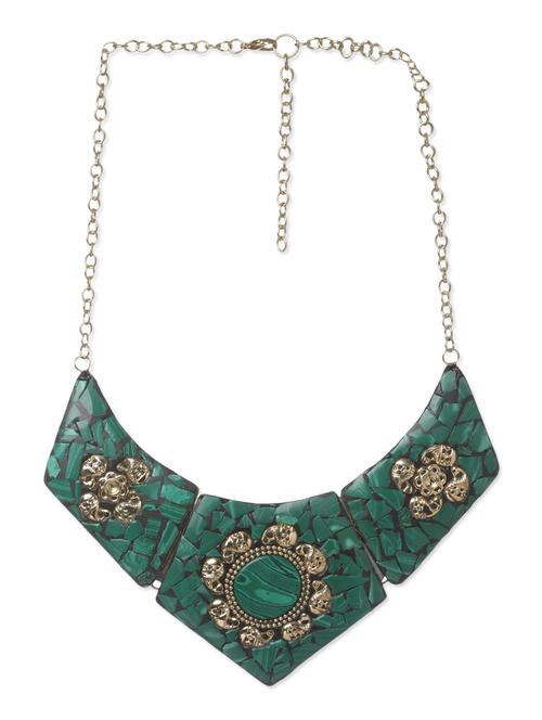 green stones necklace - 10711513 - Very Small Image - 1