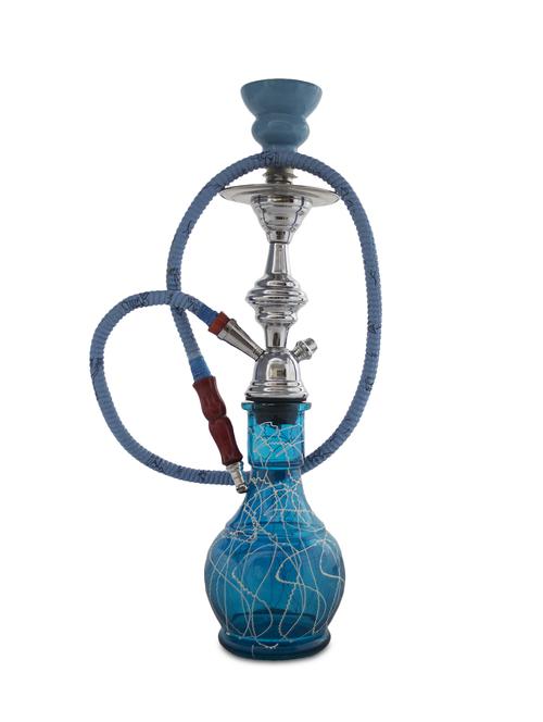 blue printed glass hookah - 1071720 - Very Small Image - 1