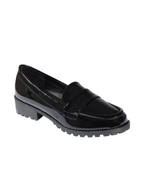 black leatherette casual shoes - 10722199 - Very Small Image - 1