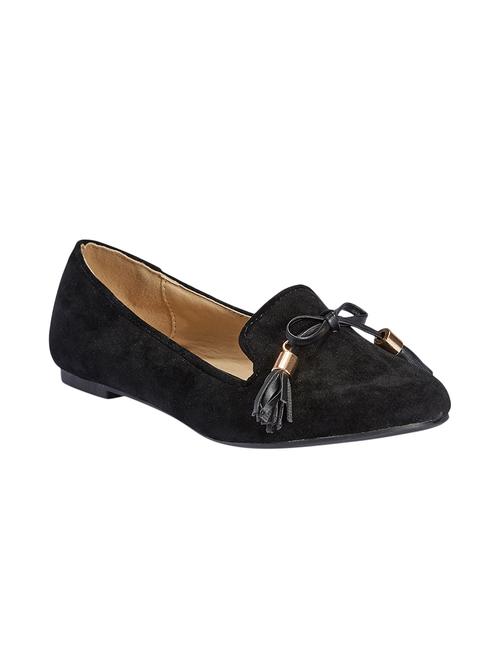 black leatherette moccasins - 10722603 - Very Small Image - 1