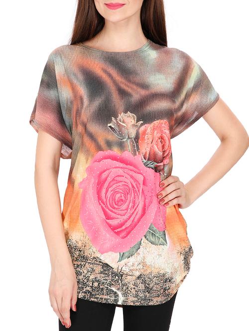 multicolor poly cotton top - 10724352 - Very Small Image - 1