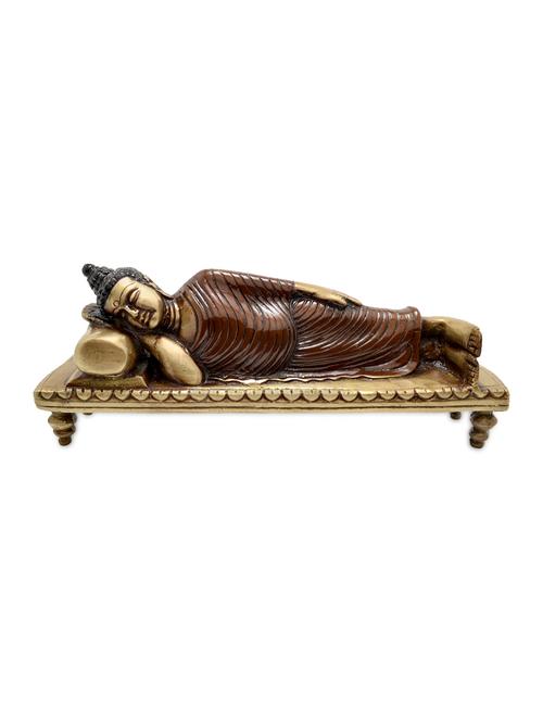 sleeping buddha brass statue - 1072795 - Very Small Image - 1