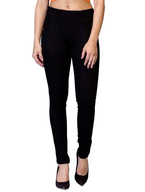 high rise pocket detail jeggings - 10743766 - Very Small Image - 1