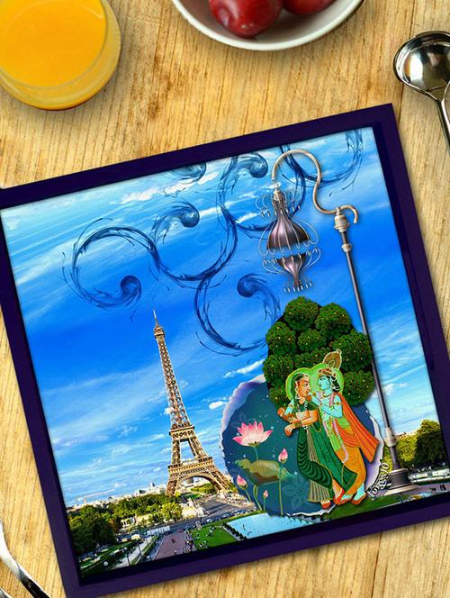 tungs10 radha krishna in paris tray - 10744637 - Very Small Image - 1