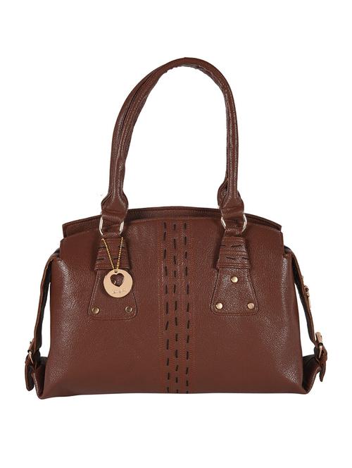brown faux leather handbag - 10762368 - Very Small Image - 1