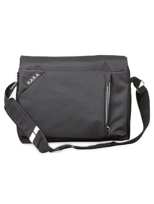 Black Nylon Messenger Bag - 1076469 - Very Small Image - 1