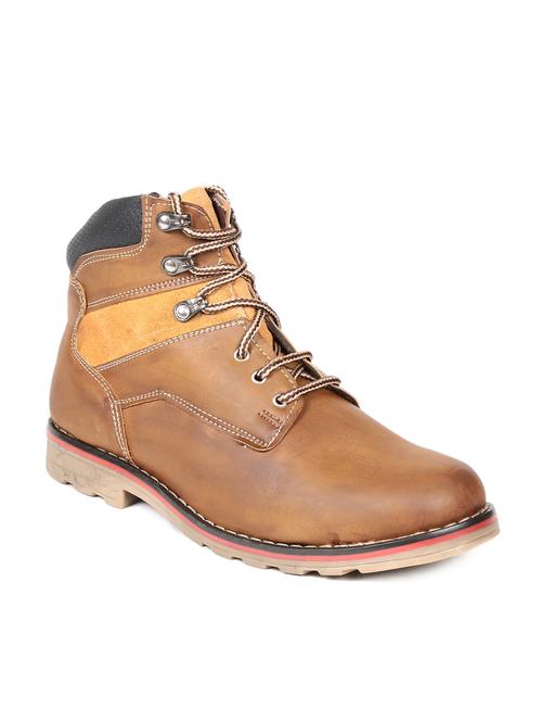 tan leather ankle  boots - 10768988 - Very Small Image - 1