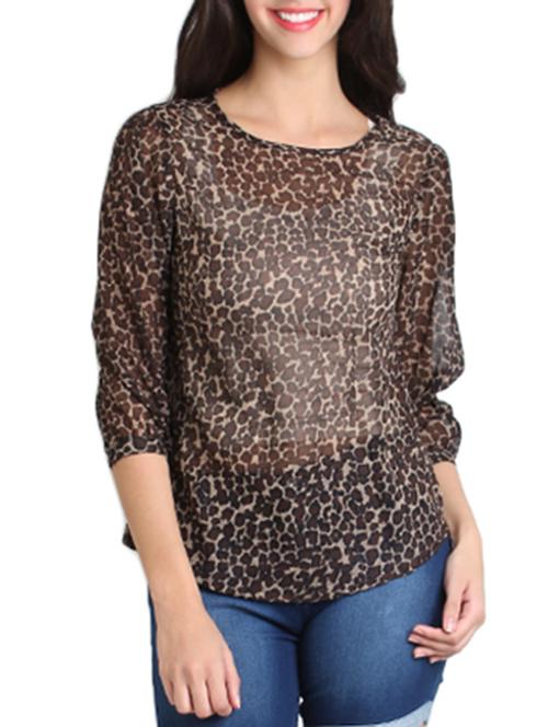 multi colored polyester regular top - 10781207 - Very Small Image - 1