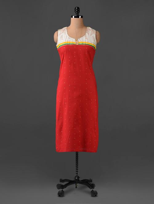 sleeveless cotton kurti - 1078175 - Very Small Image - 1
