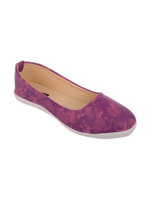 pink leatherette ballerina - 10781779 - Very Small Image - 1