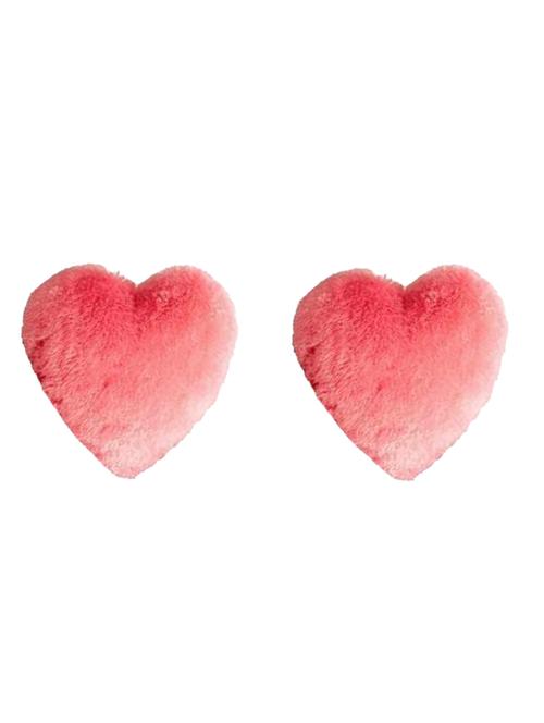 2 furr heart shape cushions - 10781990 - Very Small Image - 1