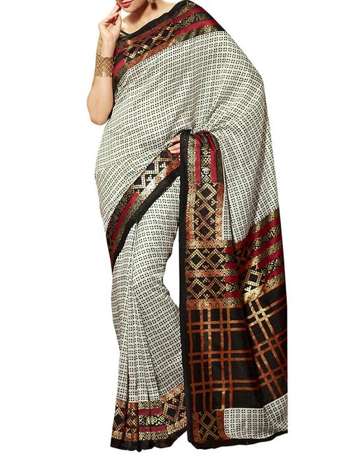 multi colored silk saree - 10786695 - Very Small Image - 1